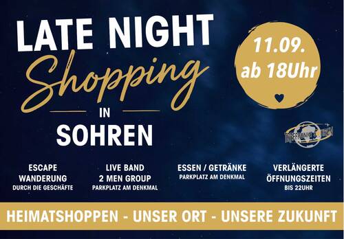 Late night shopping